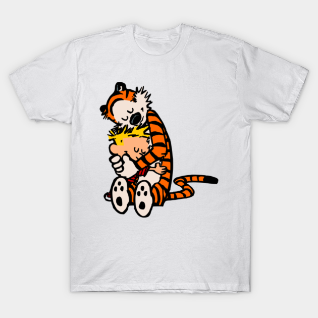 calvin and hobbes starry night t shirt
